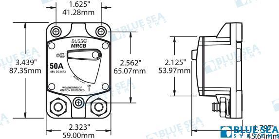 THERMAL CIRCUIT BREAKER 70 A.