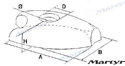 ZINC ANODE POUR PROPULSEUR D'ÉTAI