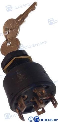 IGNITION STARTER SWITCH PLASTIC 6T-3POS
