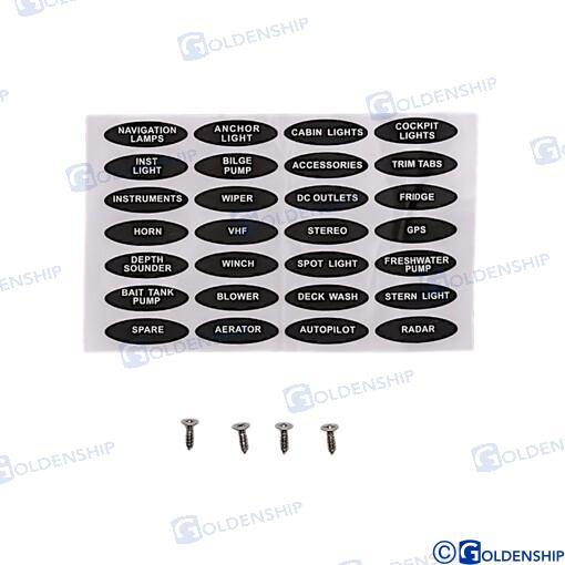 SPLASHPROOF SWITCH PANEL