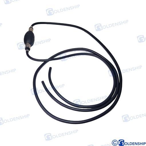 POMPE ET CAOUTCHOUC DE CARBURANT 6 MM.