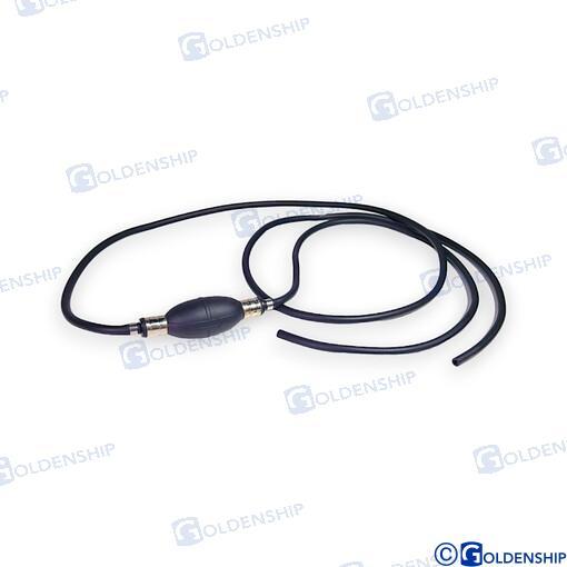 POMPE ET CAOUTCHOUC DE CARBURANT 6 MM.
