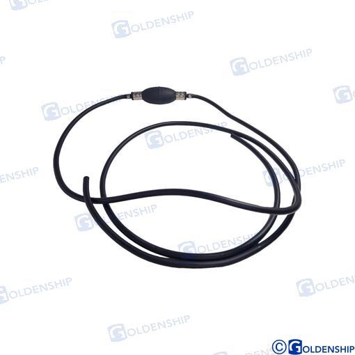 POMPE ET CAOUTCHOUC DE CARBURANT 6 MM.
