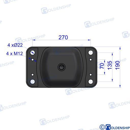 SILENTBLOCK 16 MM.