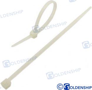 WHITE NYLON CABLE TIES 533X7,6 (PACK 100