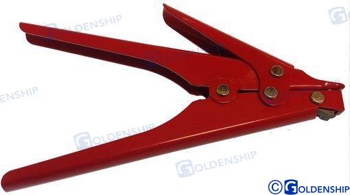 RED CABLE TIE TOOL FOR METAL