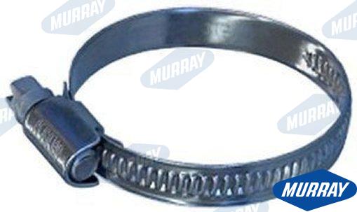 EMBOSSED WORM GEAR HOSE CLAMP 32-50 (PAC