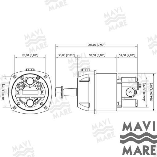 POMPE HYDRAULIQUE GM3-MRA