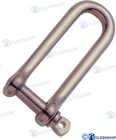 LONG DEE SHACKLE AISI-316 5 MM (PACK 2)
