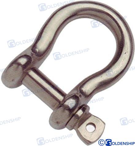 BOW SHACKLE AISI-316 4MM (PACK 2)