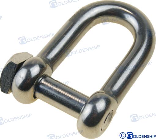 TRAWLING D SHACKLE, SCREW PIN 14MM (PACK