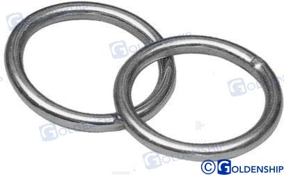 ROUND RING, WELDED 4X25MM (PACK 2)