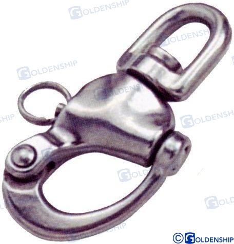 SWIVEL SNAP SHACKLE AISI-316 99 MM.