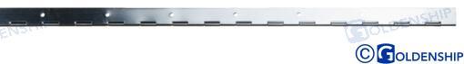 CERNIERA INOX PIANO 1000X50X0.8MM