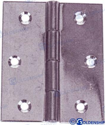 CERNIERA INOX 0.6MM 40X50MM (PACK 2)