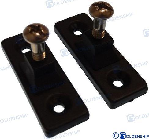 SIDE MOUNT NYLON BLACK (PACK 2)