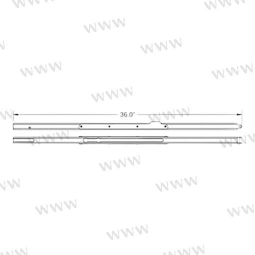 DINGI-BEFESTIGUNGS-KIT DAVIT H2O - 113KGS 36