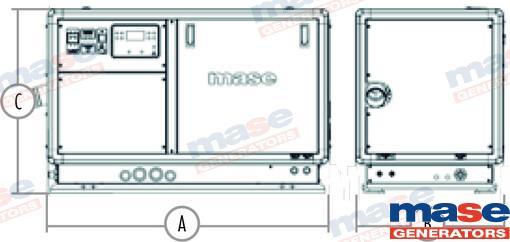 GENERATORE MASE EST 27K 27KW 1500RPM
