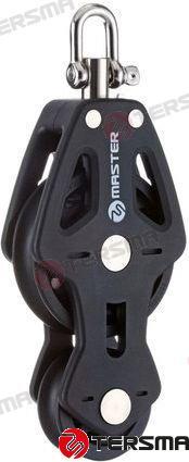 35MM SINGLE FIDDLE/ SWIVEL SHACKLE BLOCK