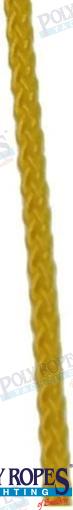 CORDE POLYESTER 2 MM JAUNE 50 M