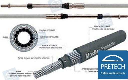 ENGINE CONTROL CABLE 3300S SS 12 = 