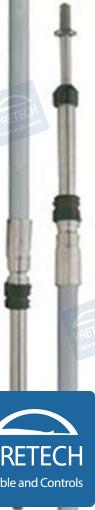 ENGINE CONTROL CABLE 4300C SS 12 = 