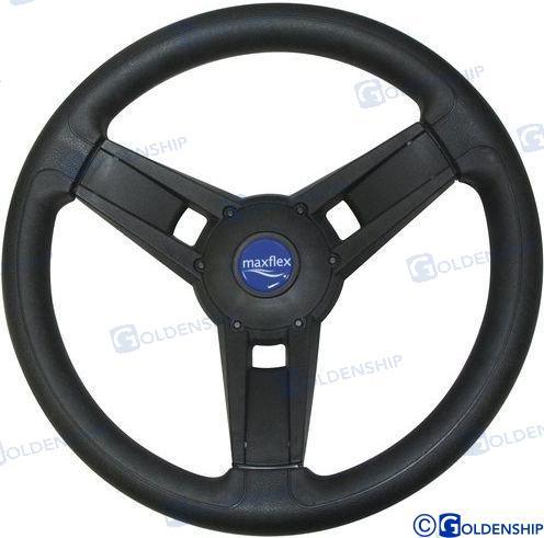 VOLANTE SOVRASTAMPATO NERO - 350 MM