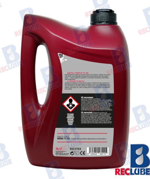 15 liters 2-STROKE ENGINE OIL RECLUBE, 5L (3 PIECES)