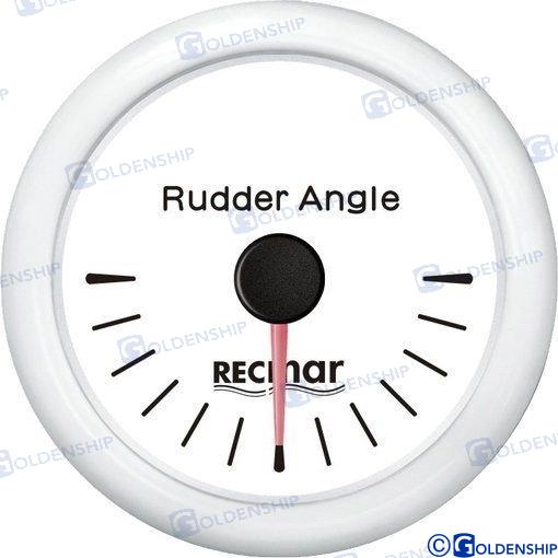 RUDDER ANGLE 0/190° R-L WHITE