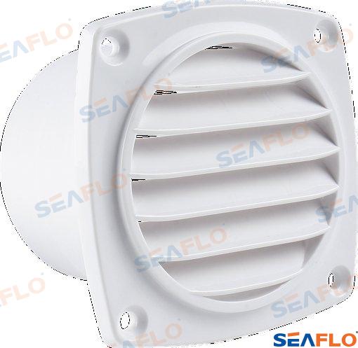 ROUND LOUVER AIR VENT 63,5*93,5 mm - WHI