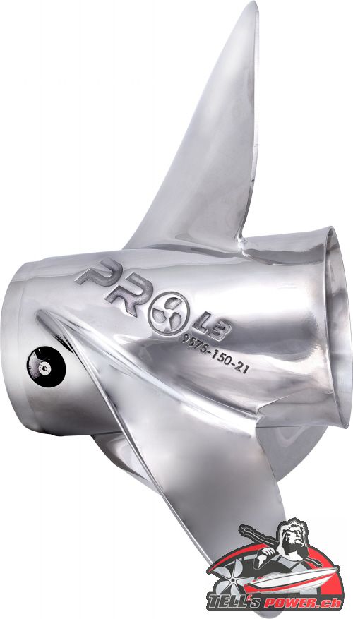 STAINLESS STEEL PROPELLER with Swiss Finish RUBEX PRO 14.75X23 RIGHT