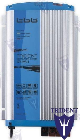 BATTERY CHARGER TRIDENT 24V 20A 3 OUTPUTS