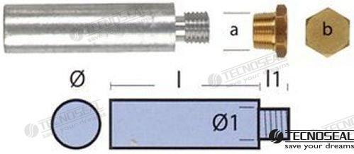ZINC ANODE MOTEUR YANMAR COMPLET