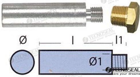MOTEUR ZINC ANODE YANMAR COMPLET